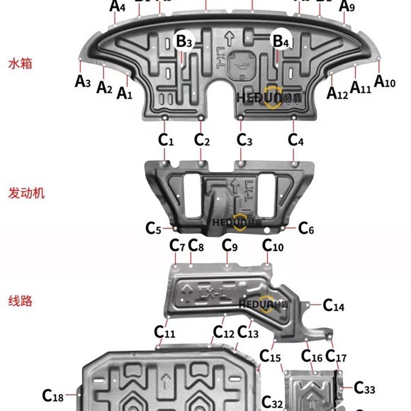 Lixiang L7 şassi qalxanı
