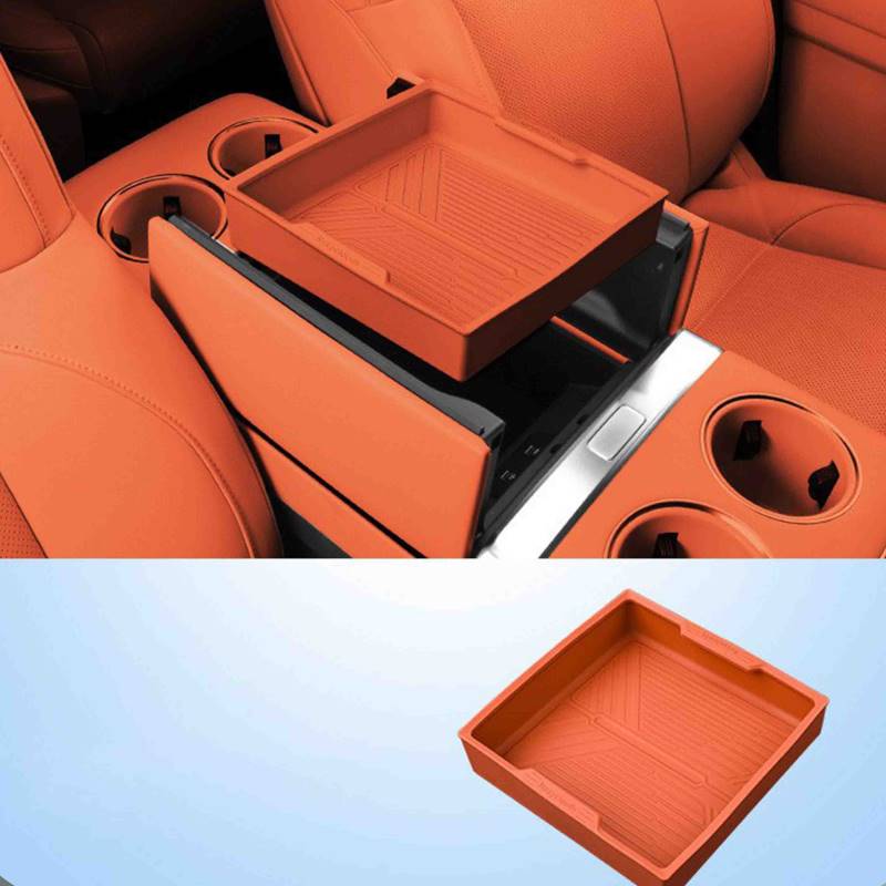 Lixiang L7 qoltuqaltı qutunun alt qatında silikon saxlama qutusu Qara