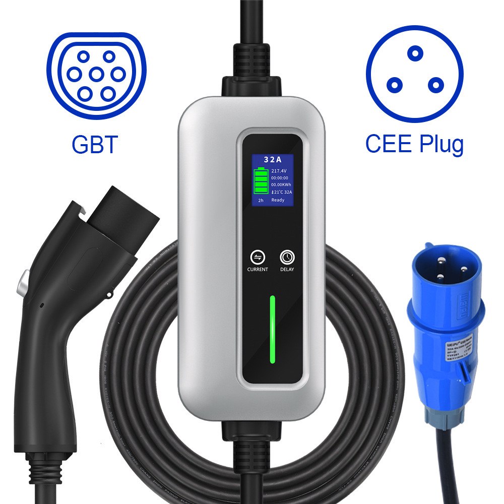 32A GBT şarj cihazı, 5m kabel