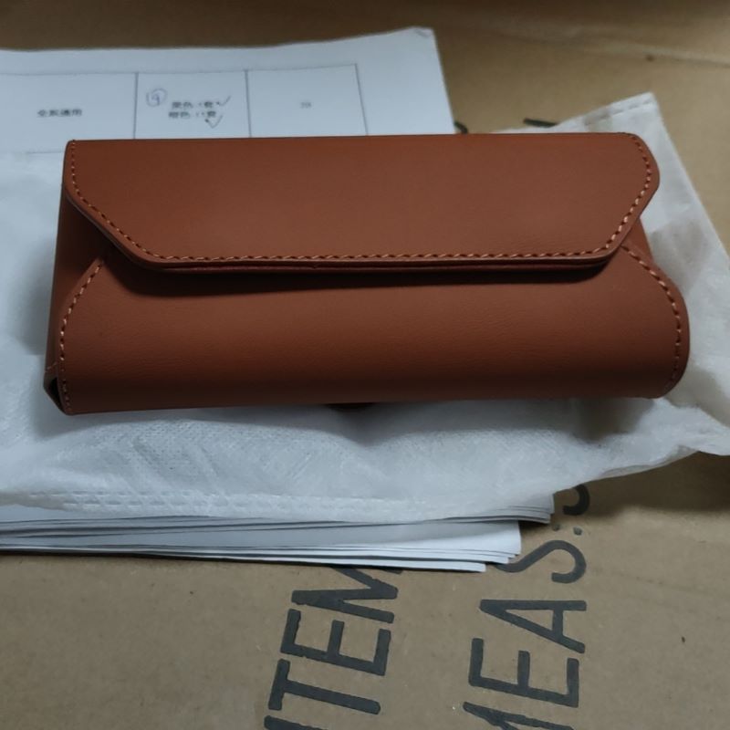 Lixiang Dəri maqnit eynək qutusu Qəhvəyi