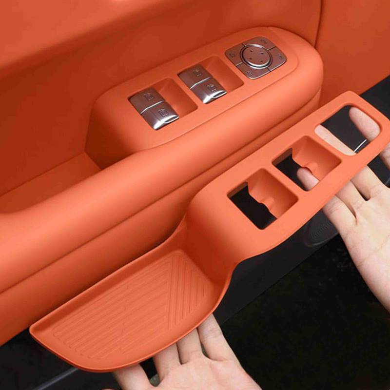 Lixiang L7 L9 qapı düyməsi silikon saxlama yastığı (komplekt) Qəhvəyi