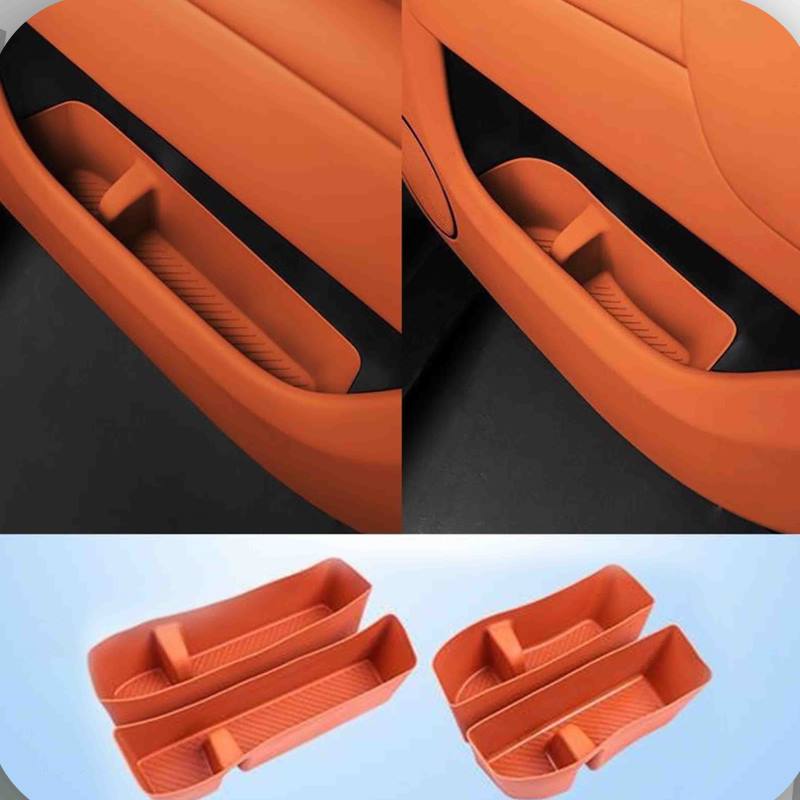 Lixiang L7 silikon qapı altı saxlama qutusu Qəhvəyi