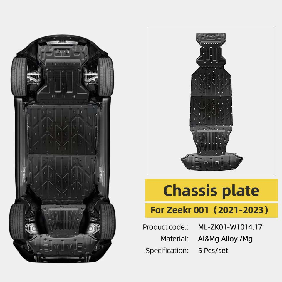 Batareya Mühafizə Plakasının Arxasında Zeekr 001 2021-2023
