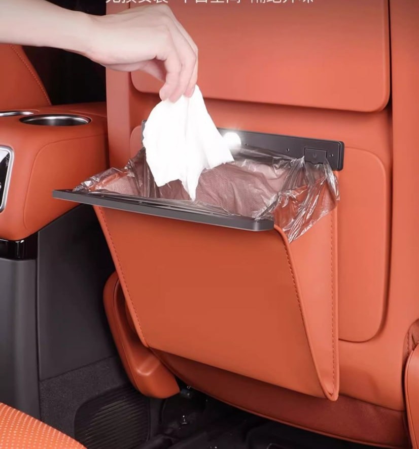 Lixiang ikinci sıra oturacaq silikon saxlama qutusu qəhvəyi